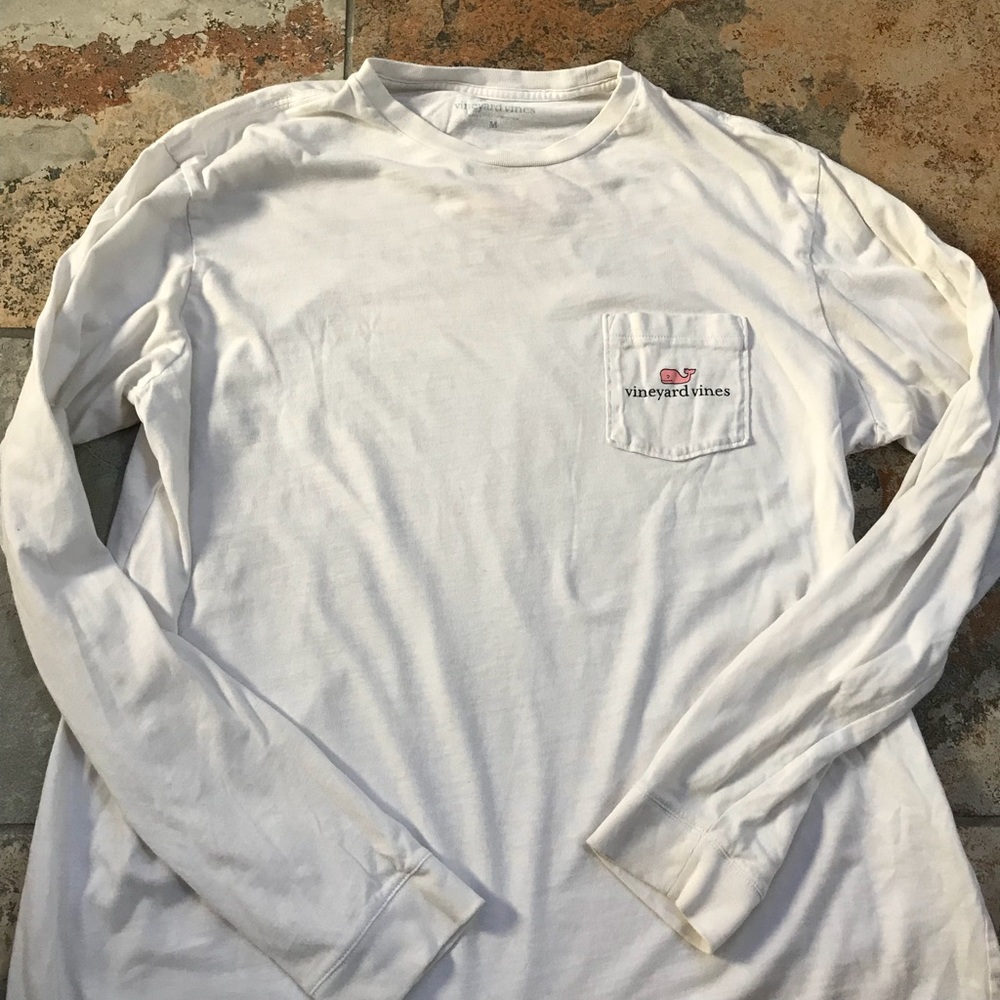 White vineyard vines long sleeve